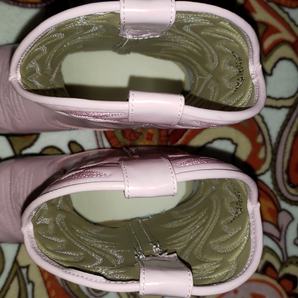 💘💘SOLD💘💘 SMOKY MOUNTAIN NWOT PINK BOOTS GIRLS KID COWGIRL PINK WESTERN BOOTS - Picture 10 of 11